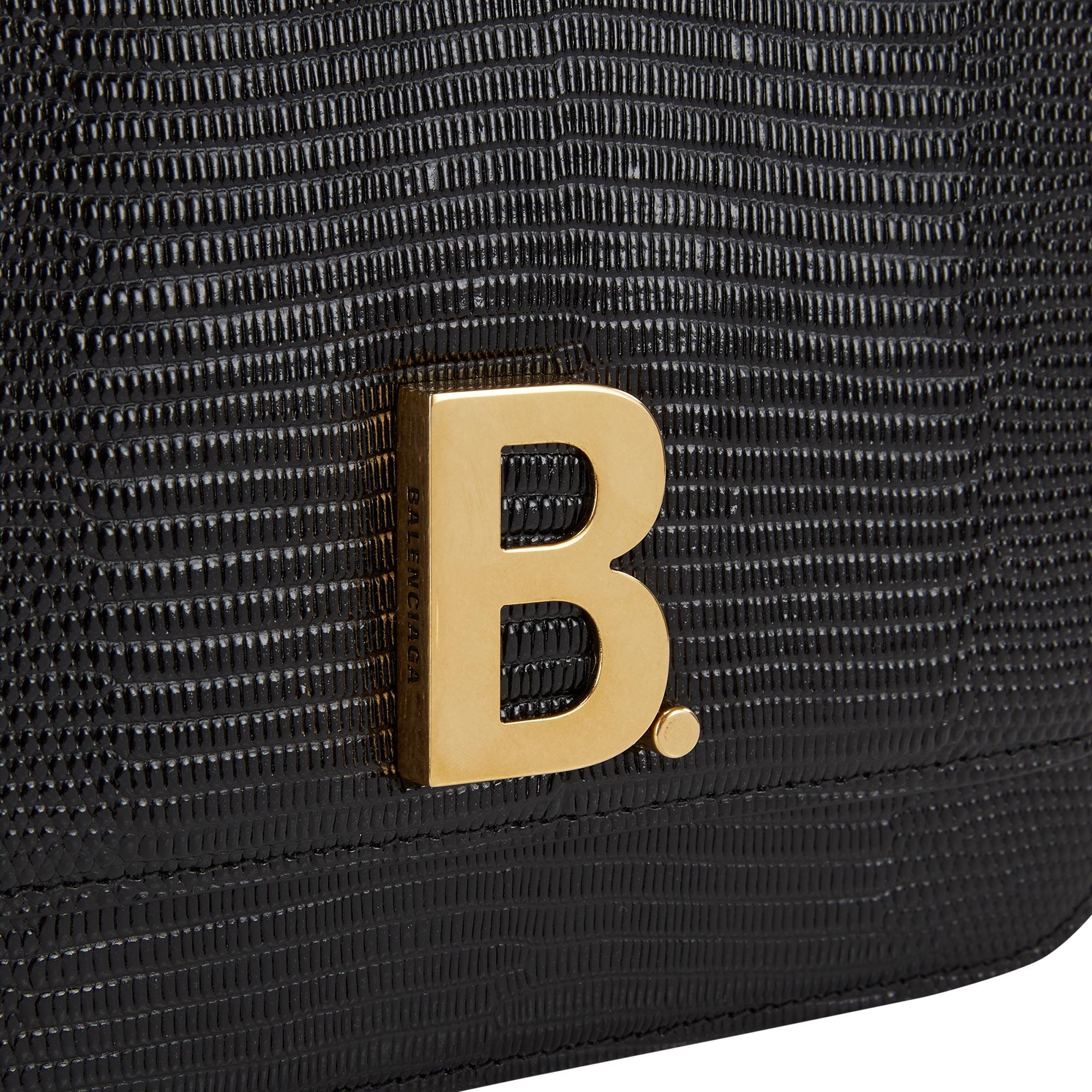 B Dot Leather Shoulder Bag